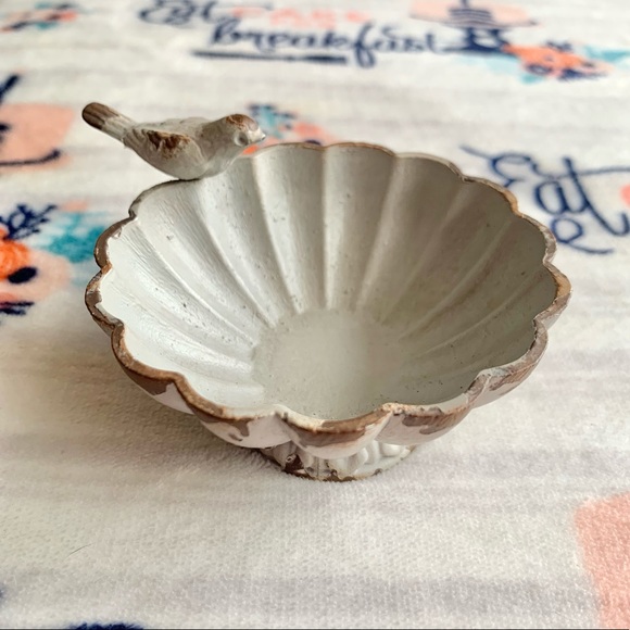 Other - 🕊 Vintage Unique Bird Bath Decor Accent 🕊